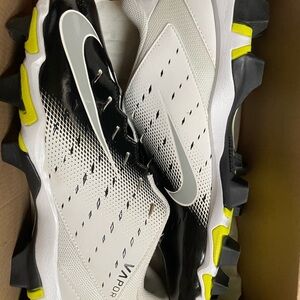 Nike White and Black Cleats